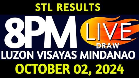 stl result today mindanao 8pm history|STL Result October 8, 2021 Visayas, Mindanao .